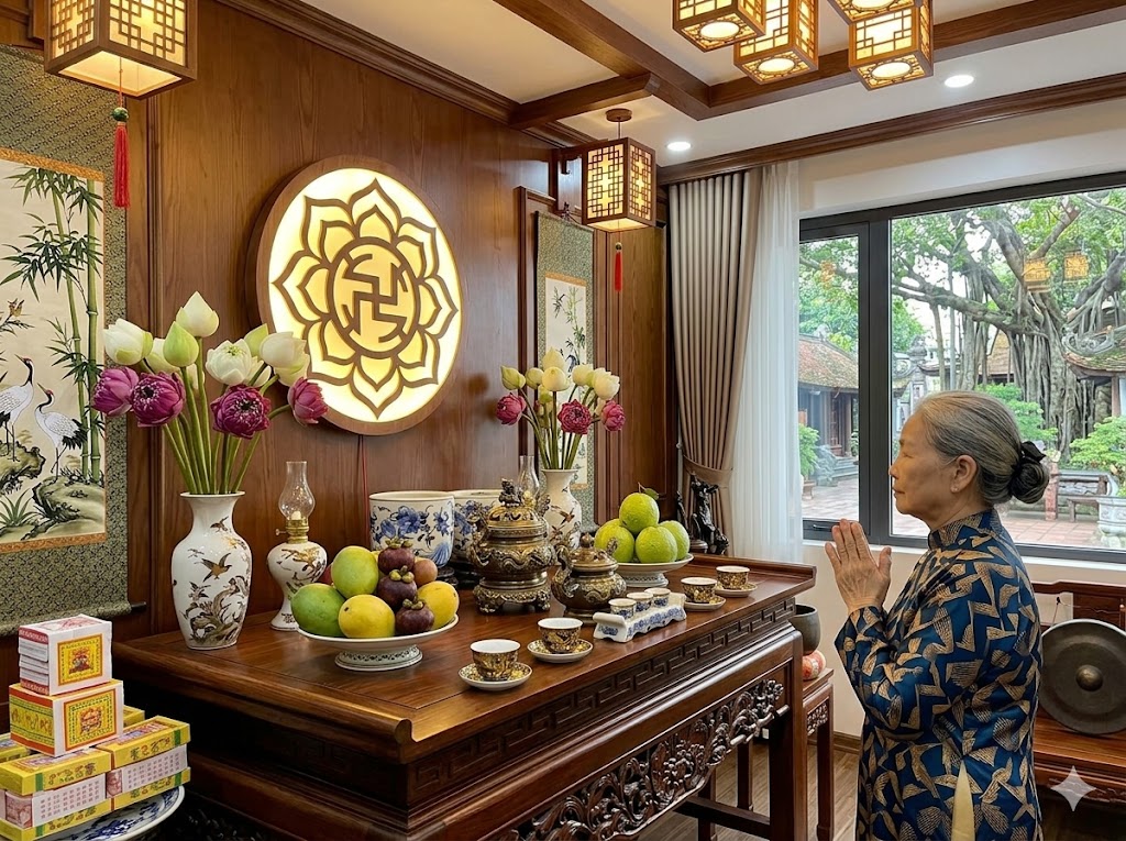 Thời điểm thay nước trên bàn thờ