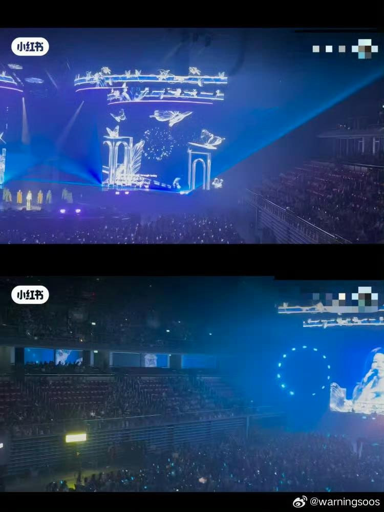 Nhiều trống trên khán đài concert Triệu Lộ Tư được dân mạng soi ra