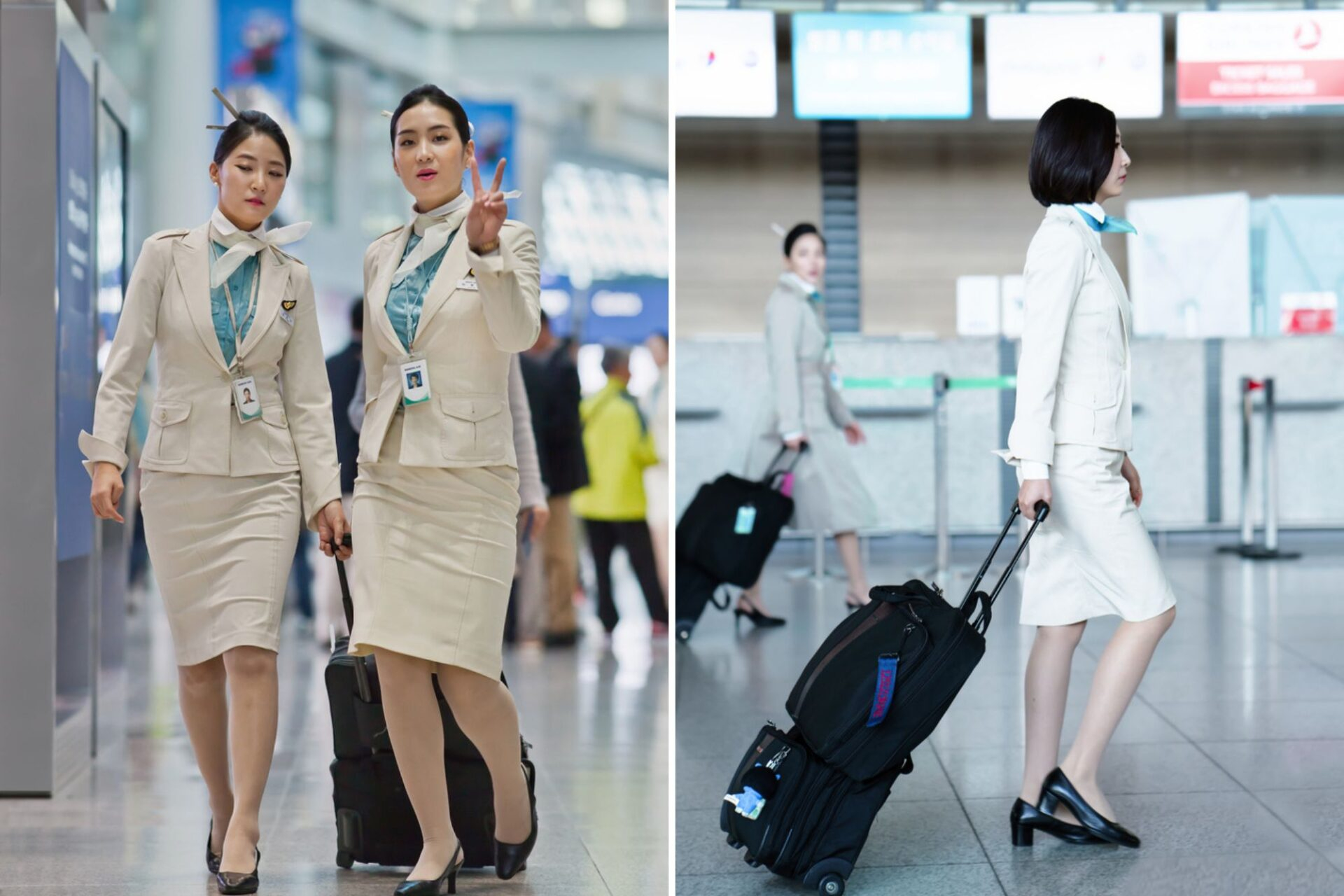 Đồng phục tiếp viên Korean Air chưa bao giờ đổi mới, sau 21 năm vẫn là thứ kinh điển