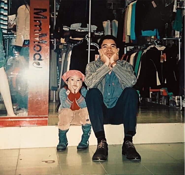 Doãn Hải My và bố ngày xưa