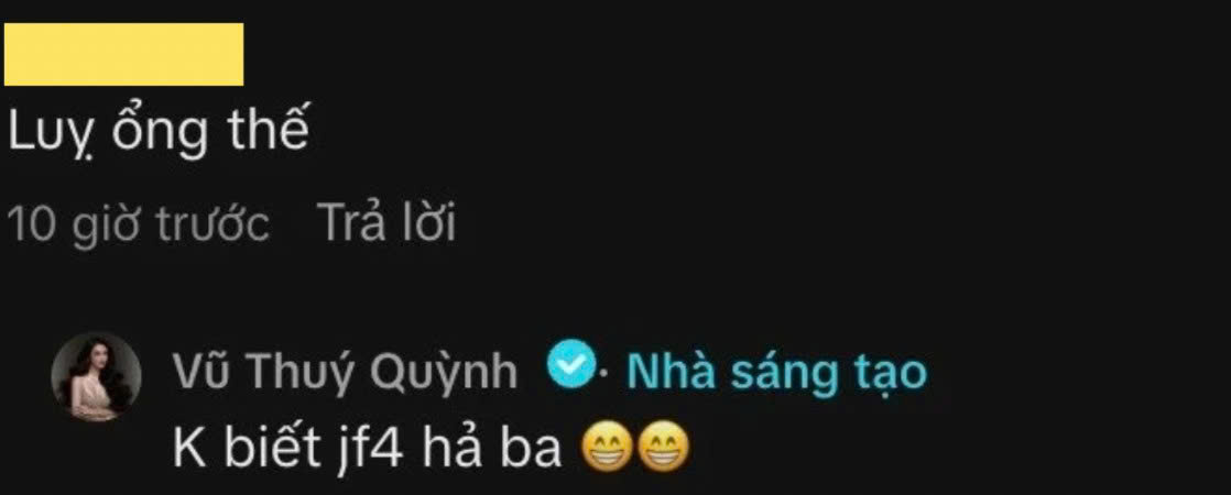   Khi netizen nghi vấn mối quan hệ trục trặc, cô cho biết đó chỉ là chuyện vui đùa. Ảnh: Chụp màn hình   