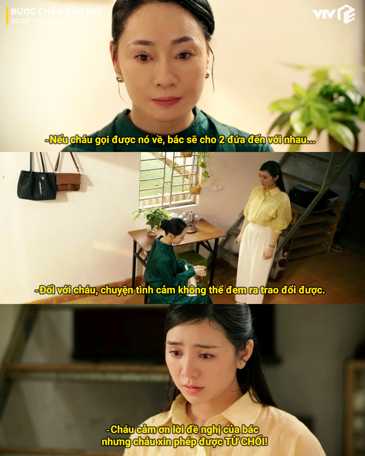 Thương cũng từ chối việc quay lại với Quân