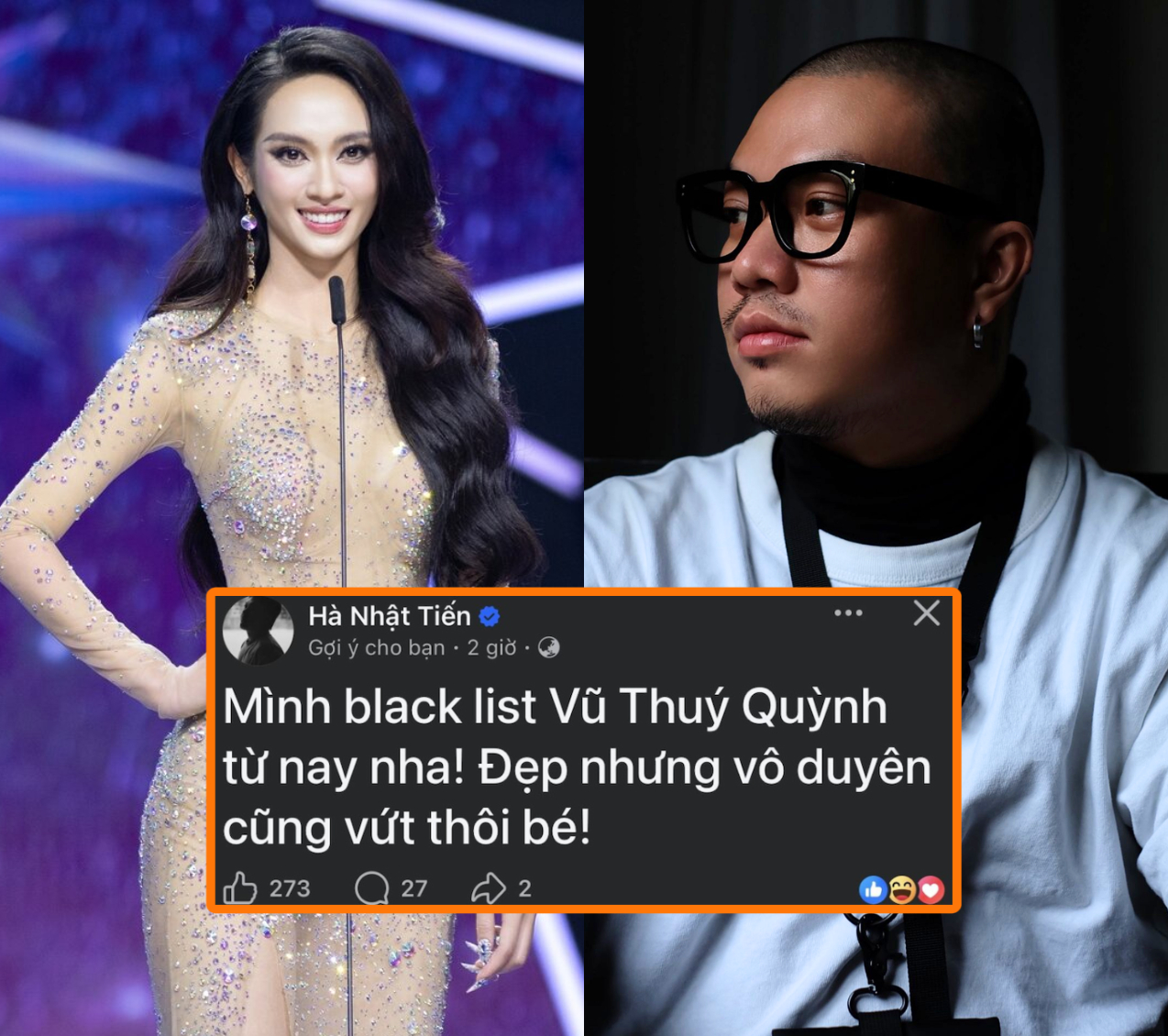 MXH xôn xao với dòng trạng thái được cho là của NTK Hà Nhật Tiến khi ảnh công khai