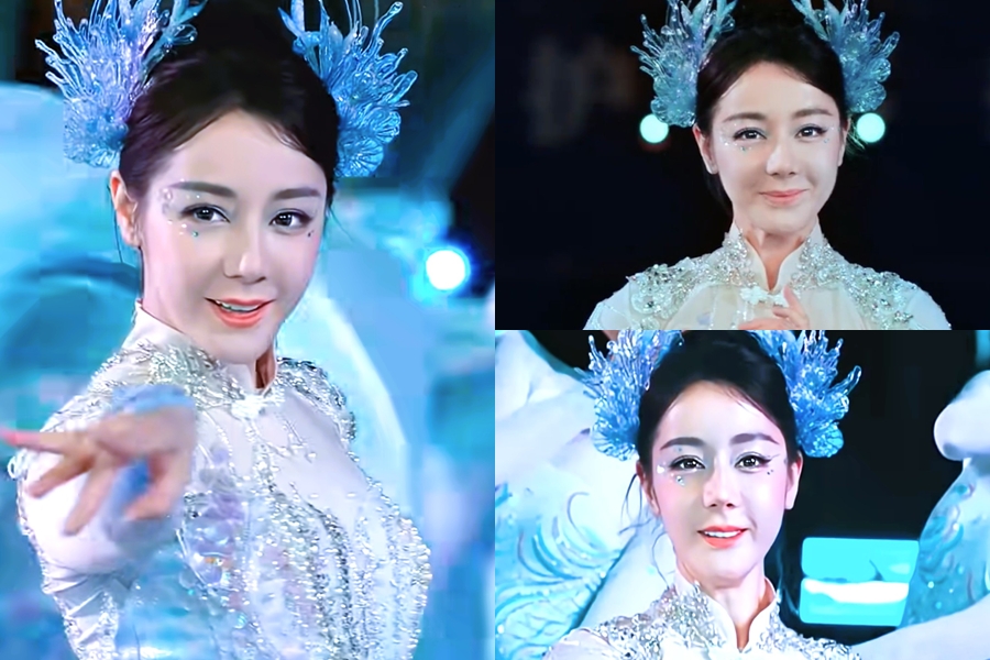 Nhiệt Ba trên sân khấu Xuân Vãn (Ảnh: QQ).