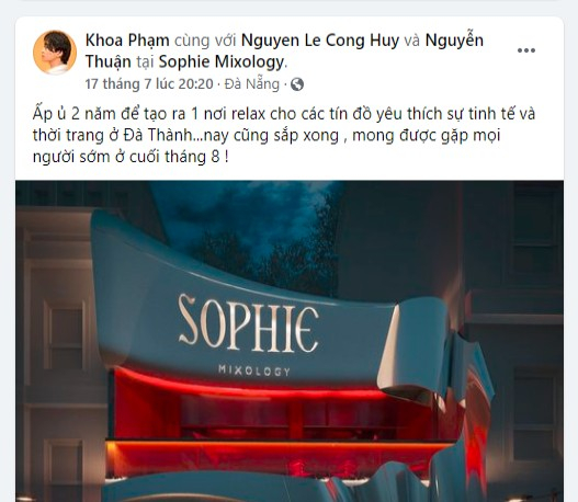 Không có bất kỳ bài đăng hay thông báo chính thức nào từ Karik liên quan đến việc thay đổi định hướng của quán dù trước đó anh từng chia sẻ đã ấp ủ dự án trong khoảng 2 năm trước khi công bố