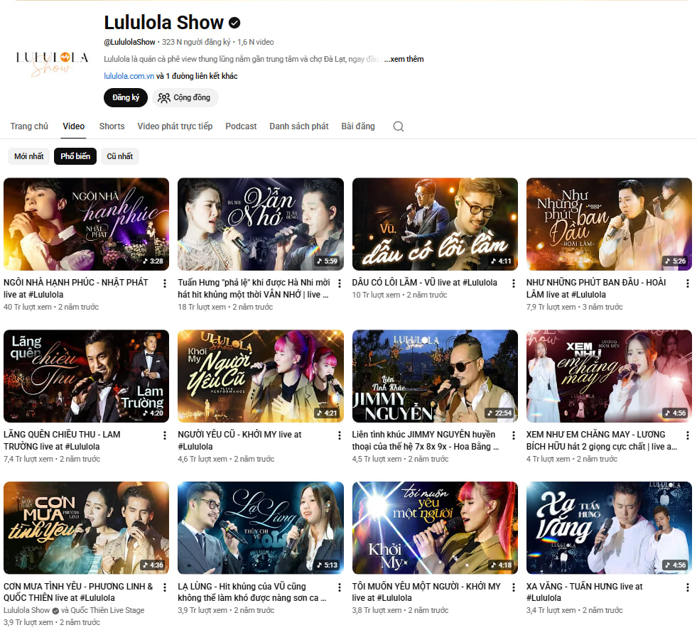 Hai thương hiệu sở hữu kênh YouTube với hàng trăm nghìn lượt đăng ký và loạt video triệu views