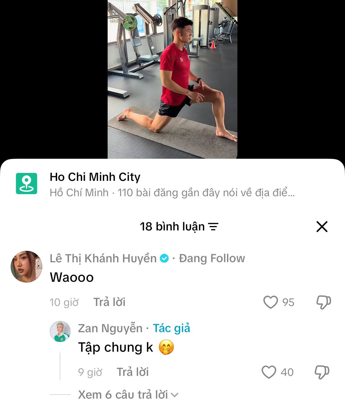 Cặp đôi tin đồn thoải mái tương tác, rủ nhau đi tập gym chung