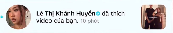 Huyền 204 thả tim cho video đẩy thuyền trên TikTok