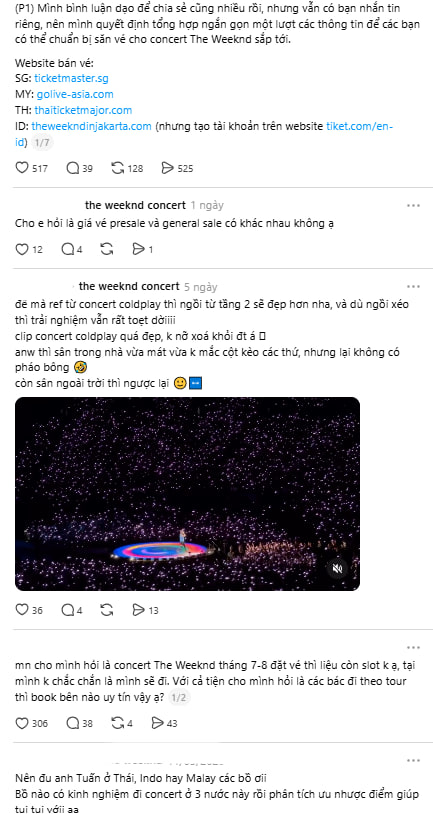 Fan Việt săn lùng vé concert của The Weeknd