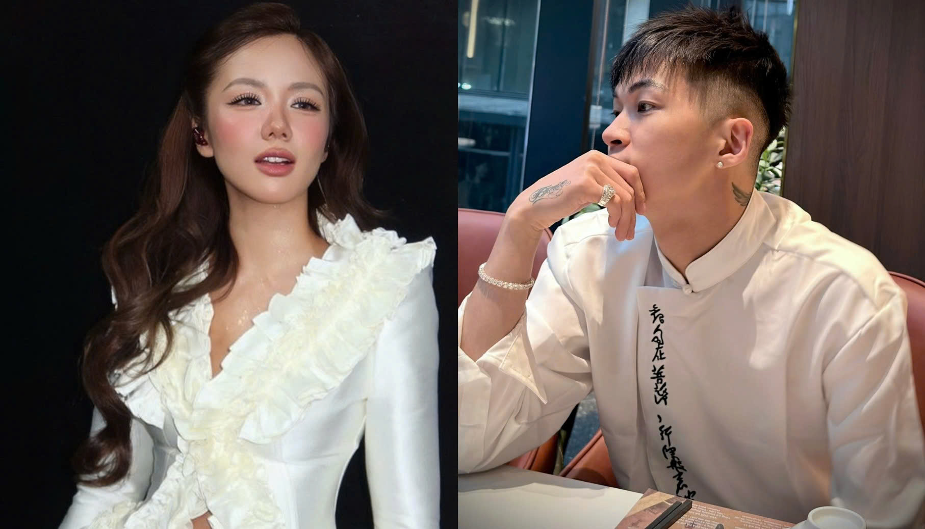 Netizen đang bàn tán xôn xao về mối quan hệ của cả hai. Ảnh: Tổng hợp