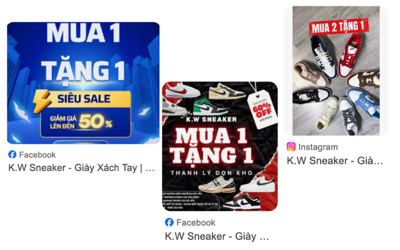 Các chương trình thanh lý, xả kho mua 1 tặng 1 ồ ạt từng được tung ra.