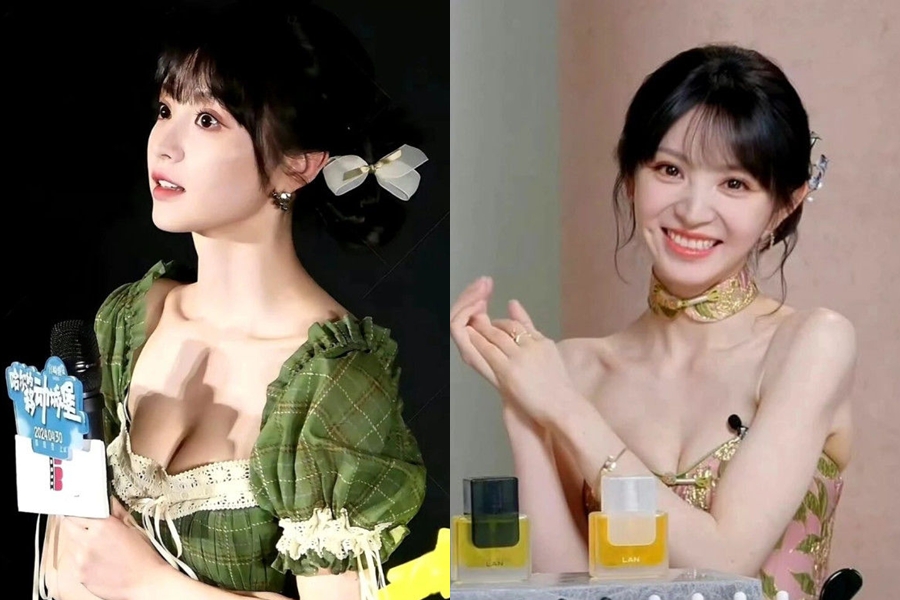 Điền Hi Vi vốn nổi tiếng với vẻ đẹp vừa ngọt ngào vừa gợi cảm. Thế nhưng mỹ nhân này cũng bị cuốn theo trend ép cân (Ảnh: QQ).