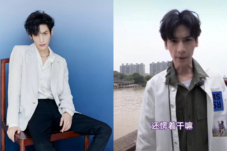 La Vân Hi từng là mỹ nam vạn người mê của Cbiz nhưng giờ đây trông anh có phần xuống sắc rõ rệt (Ảnh: QQ).