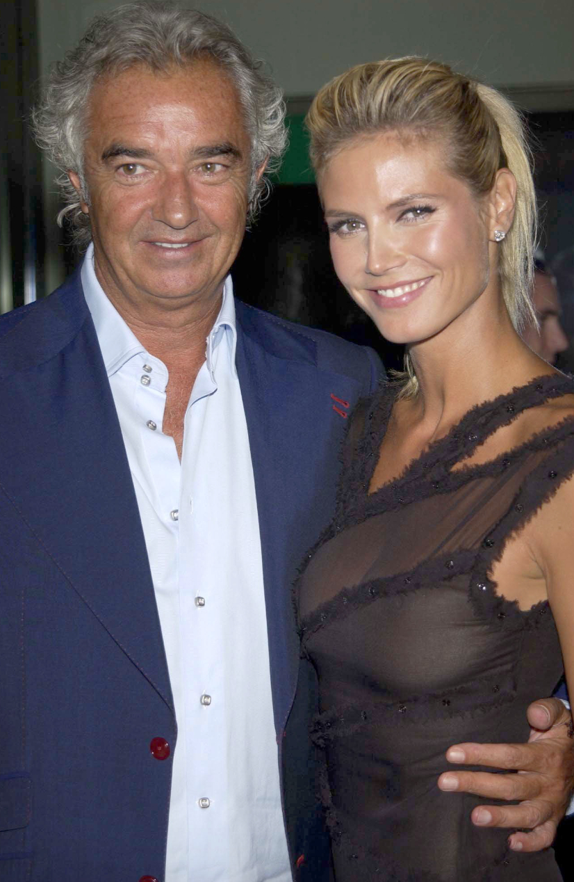 Khoảng năm 2003-2004, siêu mẫu Heidi Klum từng hẹn hò với tỷ phú Flavio Briatore.