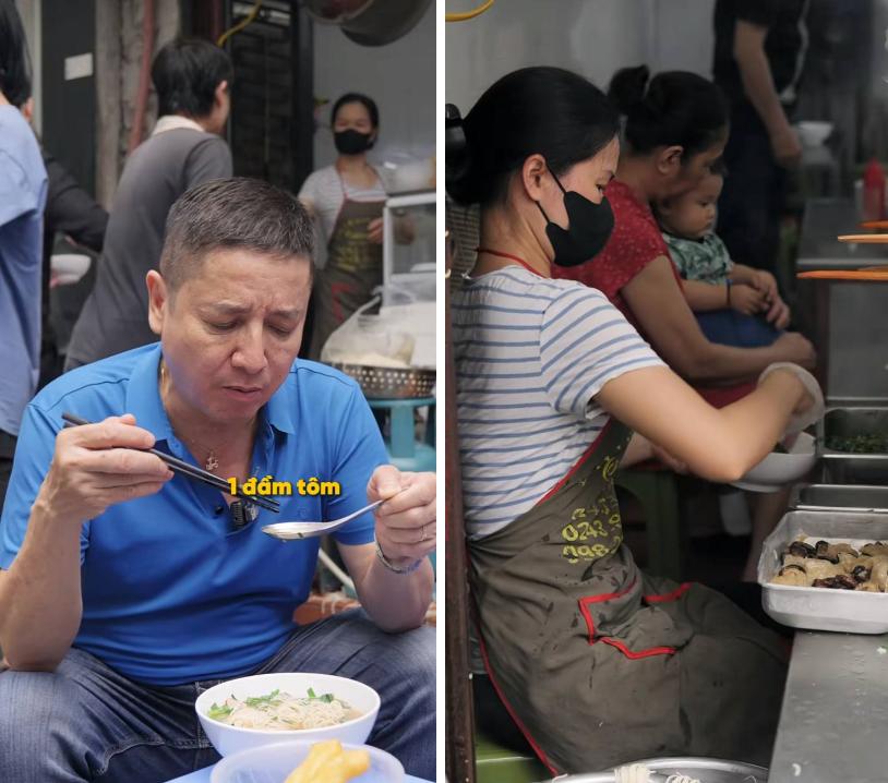 Hàng mì vằn thắn “chảnh” hơn 40 năm được NSƯT Chí Trung mê mẩn: Xin thêm thịt, xá xíu thoải mái nhưng nhất quyết không cho thêm nước dùng