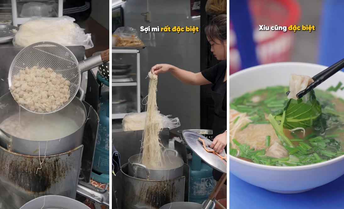 NSƯT Chí Trung ví von “khéo có cả một đầm tôm trong này” để nói về độ ngọt tự nhiên của nước dùng