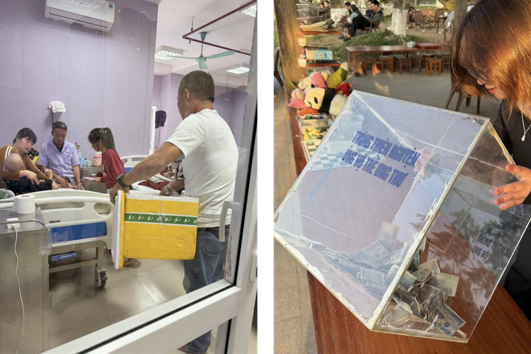 Toàn bộ lợi nhuận thu được từ việc bán nước đều được dành trọn vẹn để hỗ trợ cho các em nhỏ đang mắc bệnh ung thư