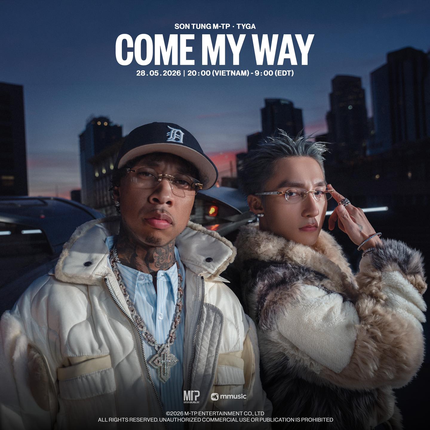 Sơn Tùng M-TP công bố Tyga chính là nam rapper mà anh hợp tác trong dự án MV Come My Way