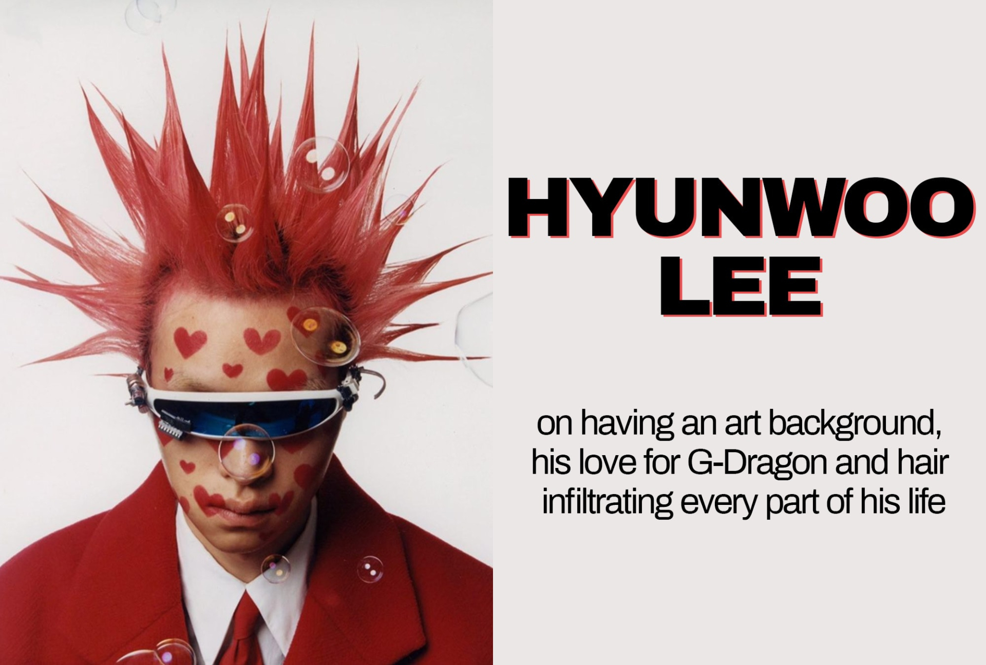 Lee Huyn Woo từng bộc lộ thần tượng lớn nhất của anh là G-Dragon.