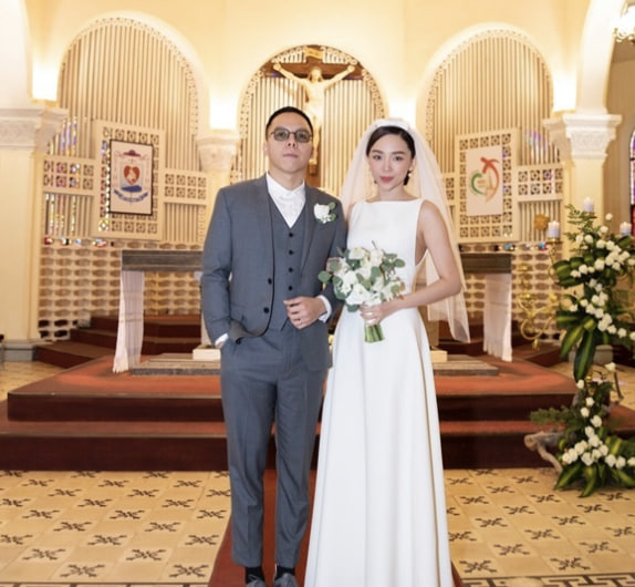 Hình ảnh artwork trong bài hát của Binz khiến công chúng liên tưởng đến đám cưới của Tóc Tiên và Touliver
