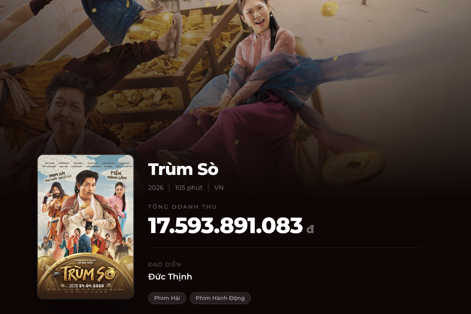 Trùm Sò rời rạp với khoản lỗ 62.5 tỷ đồng
