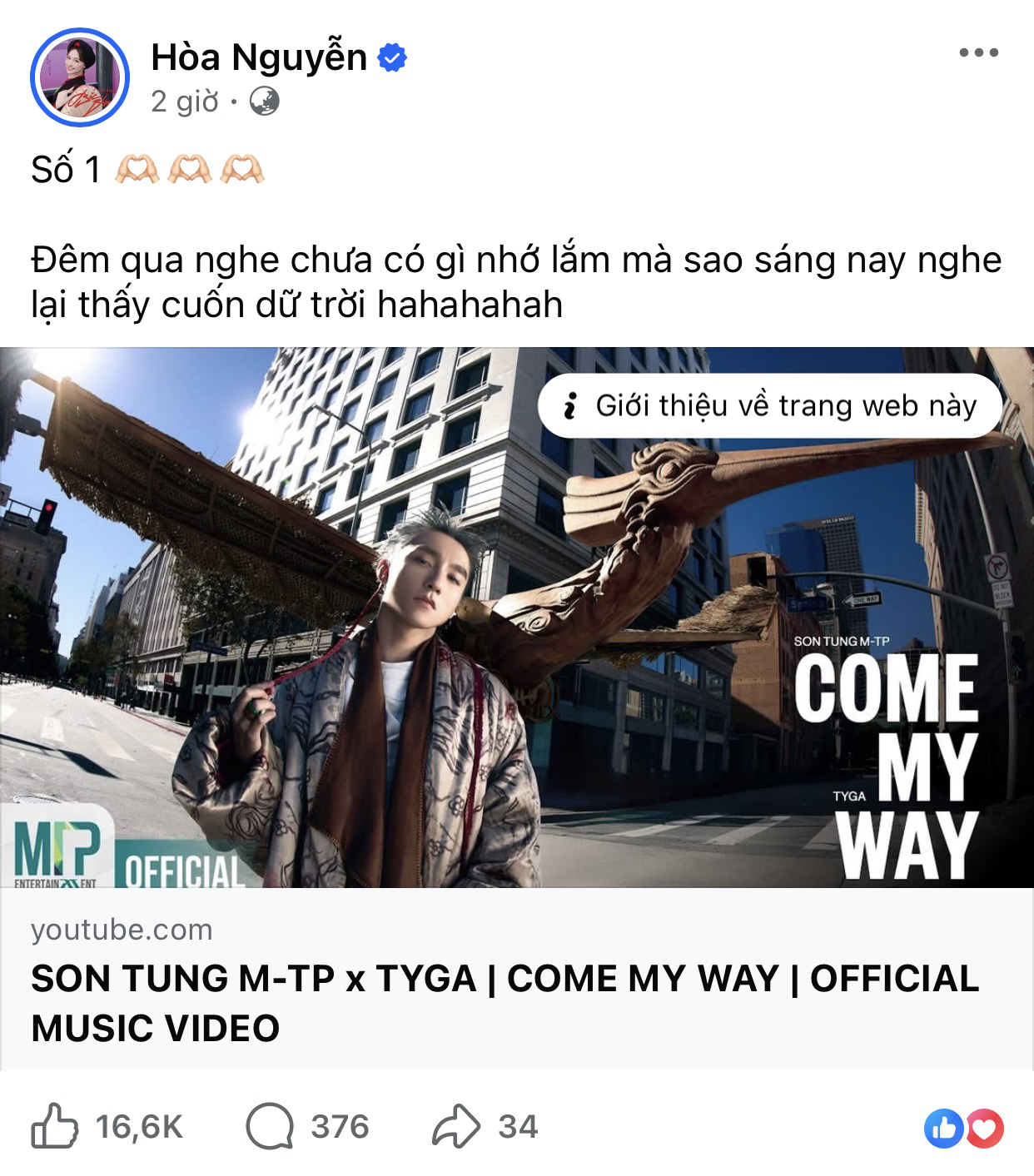 Hòa Minzy gọi Sơn Tùng M-TP là