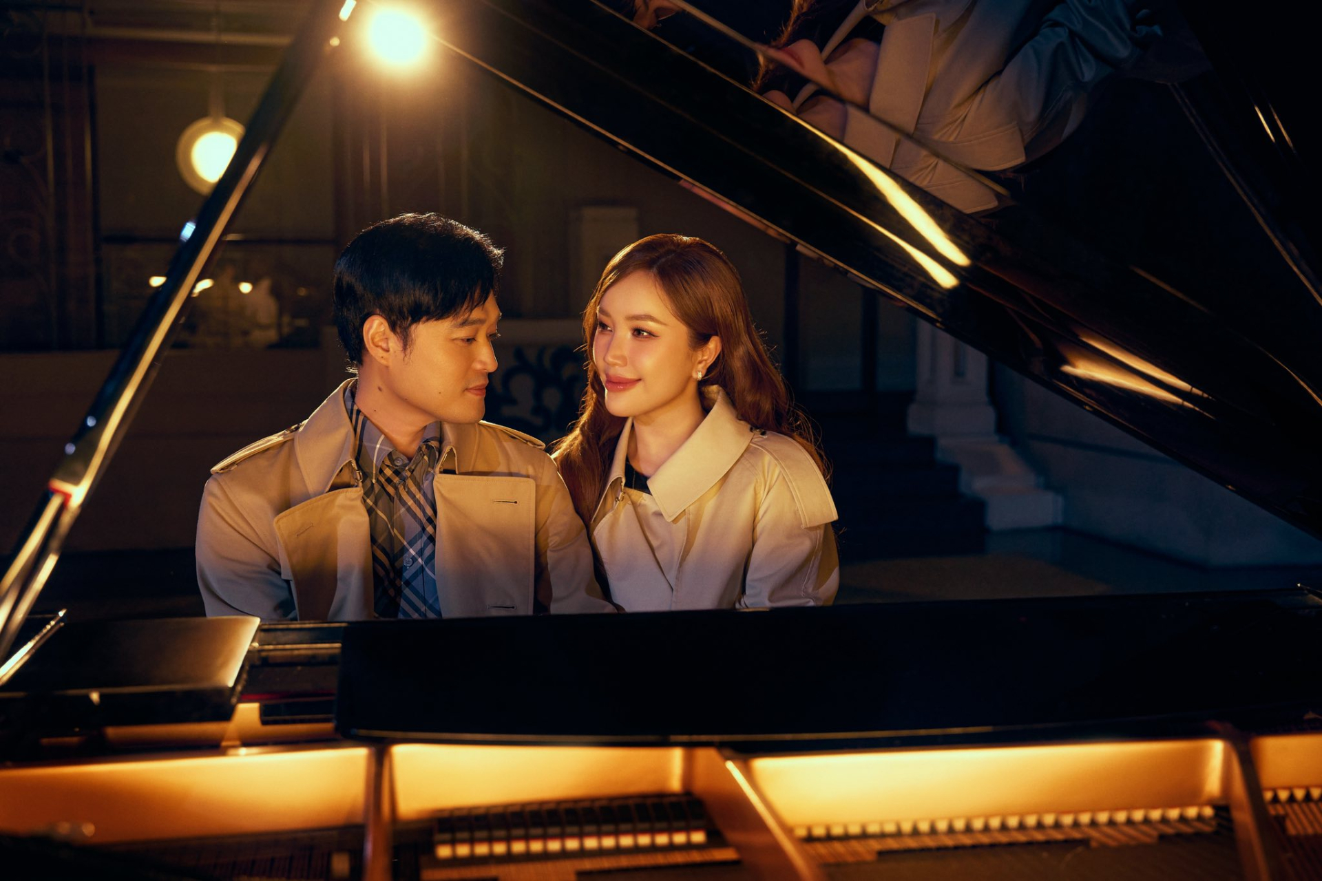   Ca sĩ Bảo Thy và Quang Vinh mới ra mắt ca khúc pop ballad mới. Ảnh: Tổng hợp  