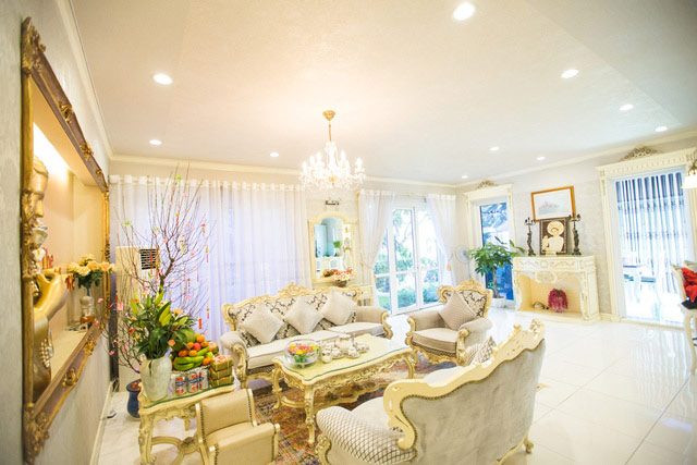 Không gian được thiết kế theo phong cách châu Âu cổ điển, hiện đại