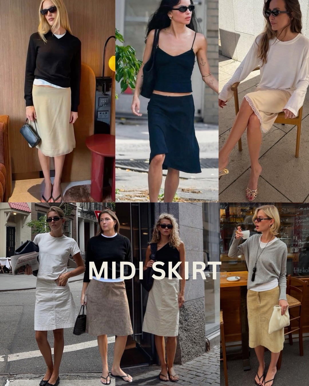 Chân váy Midi có lẽ là món đồ must-try đối với hội chị em trong mùa hè năm nay. (Nguồn: Instagram)