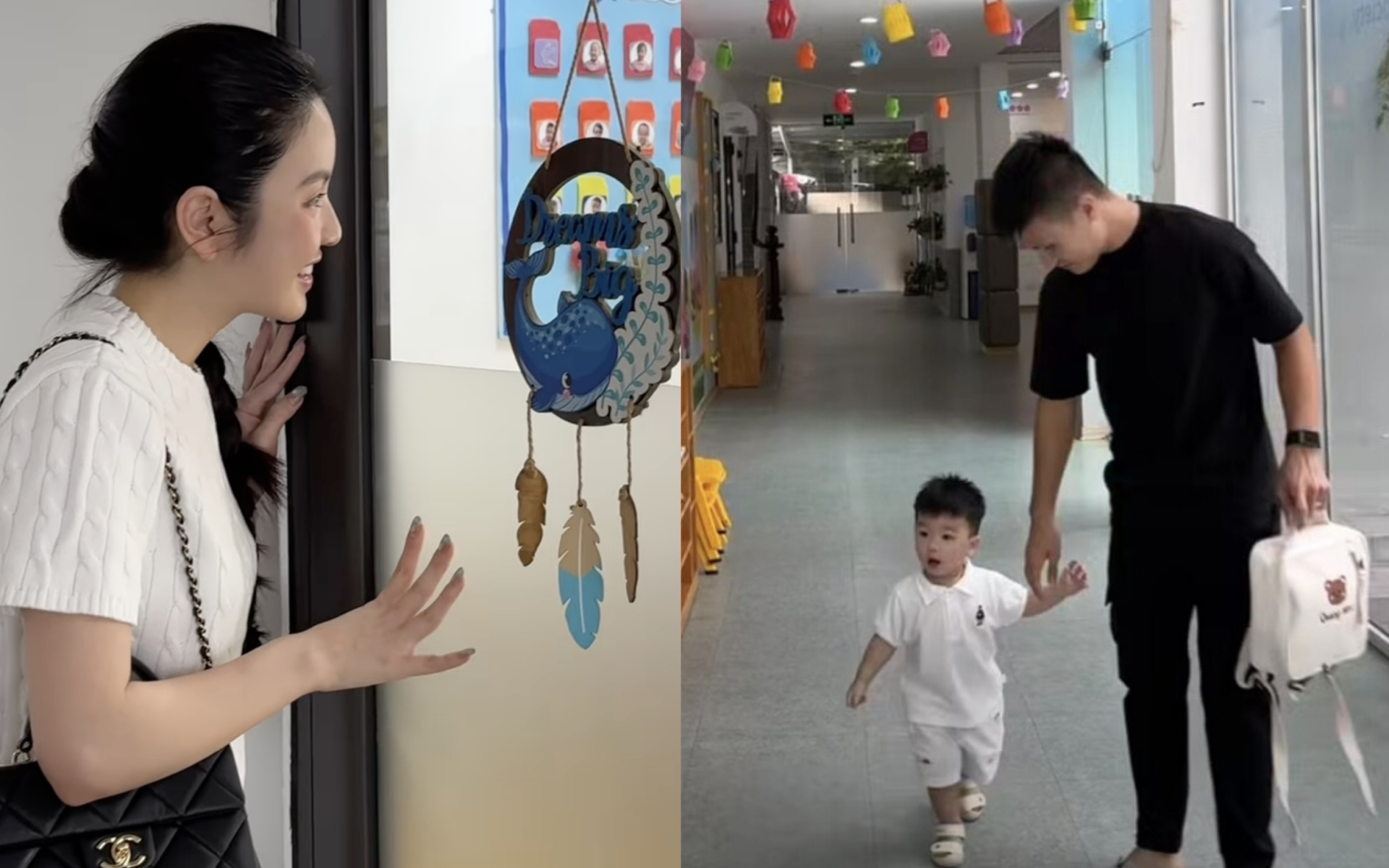 Lido được bố mẹ cho đi học lúc 14 tháng tuổi.