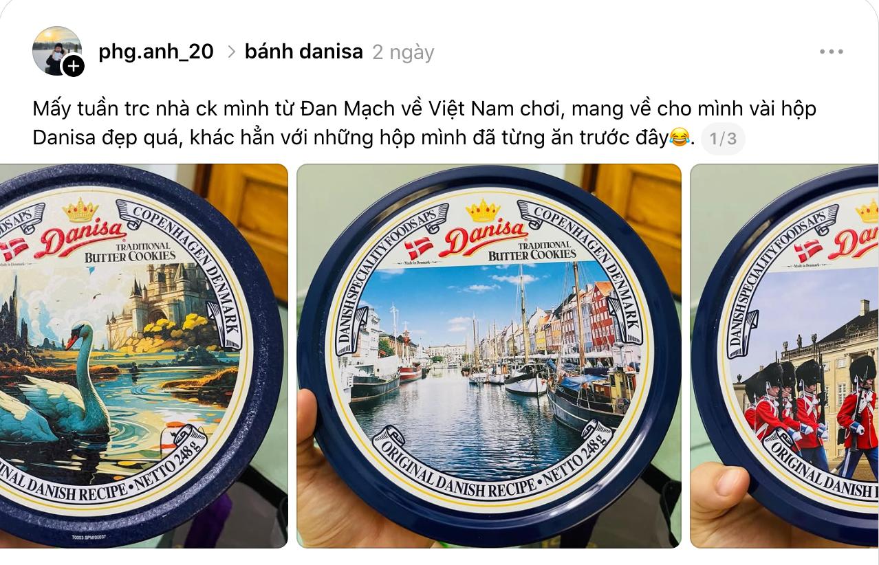 Một cư dân mạng vừa tiết lộ rằng Danisa còn sở hữu hàng loạt mẫu hộp thiếc với thiết kế đẹp mắt và khác biệt hơn. Ảnh: phg.anh_20