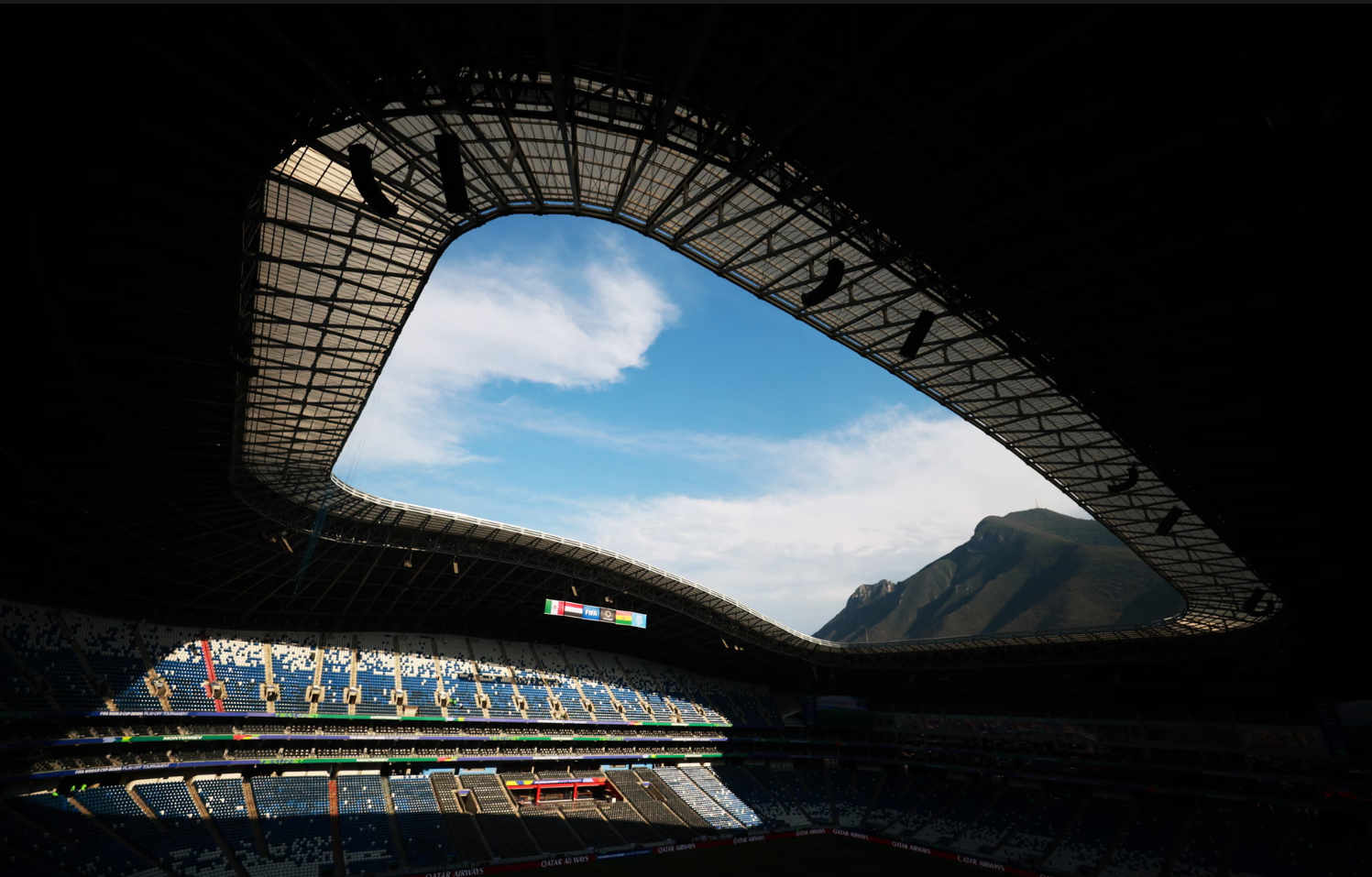 Sân vận động ở Monterrey, nơi sẽ diễn ra bốn trận đấu (Ảnh: Héctor Vivas/FIFA/Getty Images)
