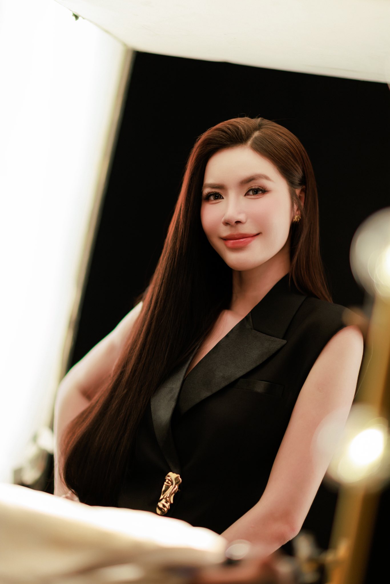   Minh Tú khẳng định sự thay đổi của bản thân là kết quả của quá trình tập luyện gian khổ. Ảnh: FBNV  