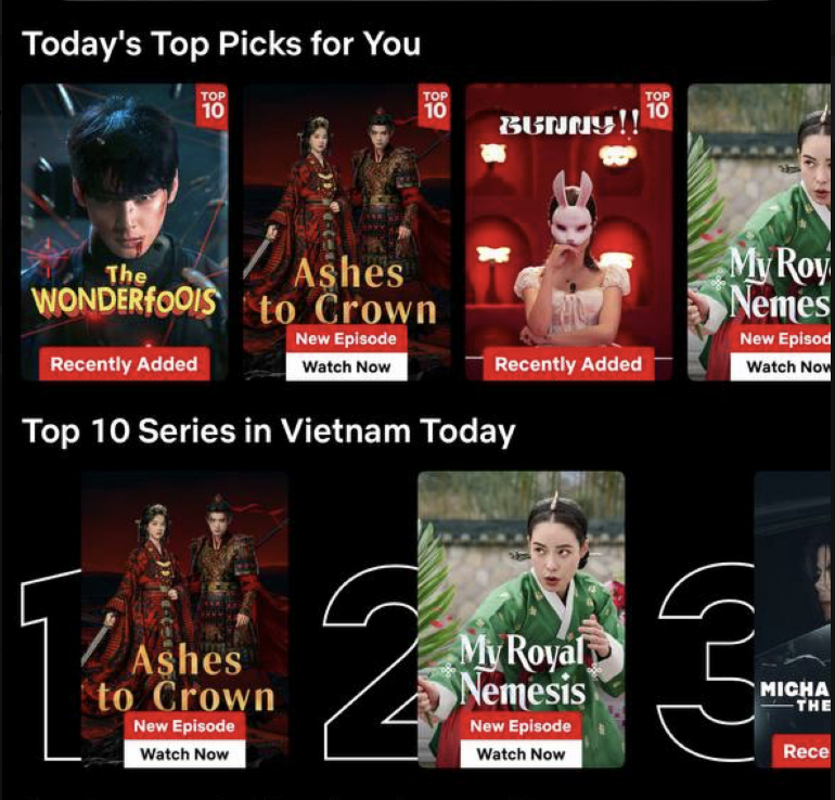 Quá nể phim Trung Quốc lật đổ loạt bom tấn Hàn chiếm top 1 Việt Nam: Nữ chính đẹp hơn tiên trên trời