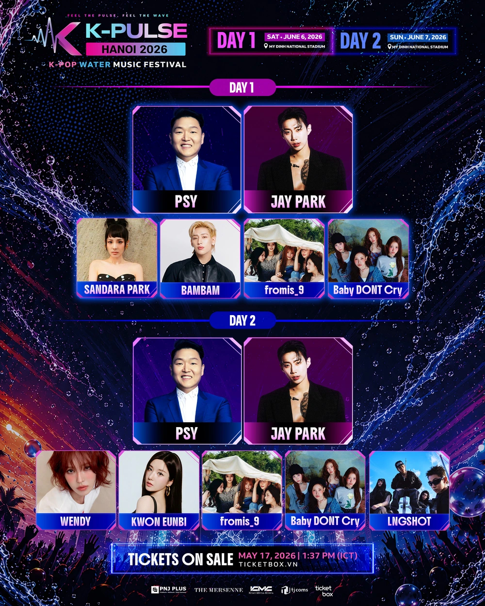   “Ông hoàng Kpop” PSY sẽ có mặt tại đại nhạc hội K-PULSE 2026 trong cả 2 ngày 6-7/6 tại Hà Nội  