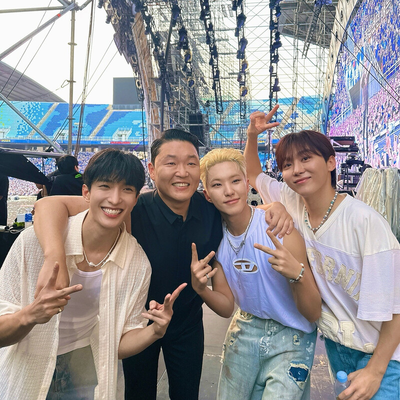  Khoảnh khắc đáng nhớ của SEVENTEEN BSS và tiền bối PSY   