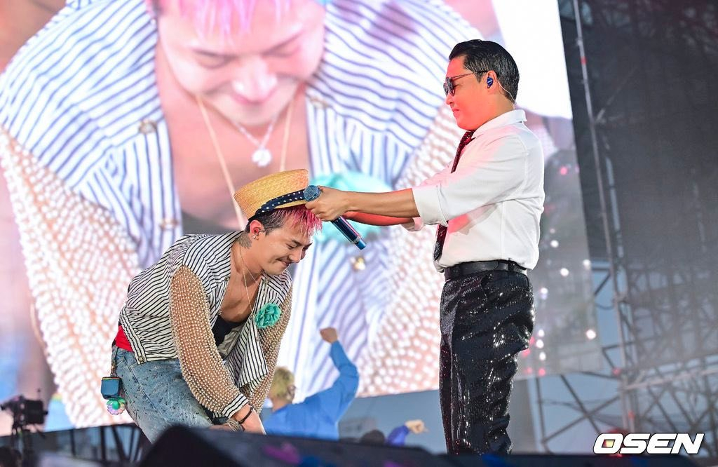   G-Dragon dành sự kính trọng cho tiền bối PSY   