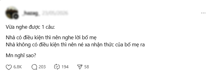 Chia sẻ đang nhận về nhiều sự tranh cãi. Ảnh chụp màn hình. 
