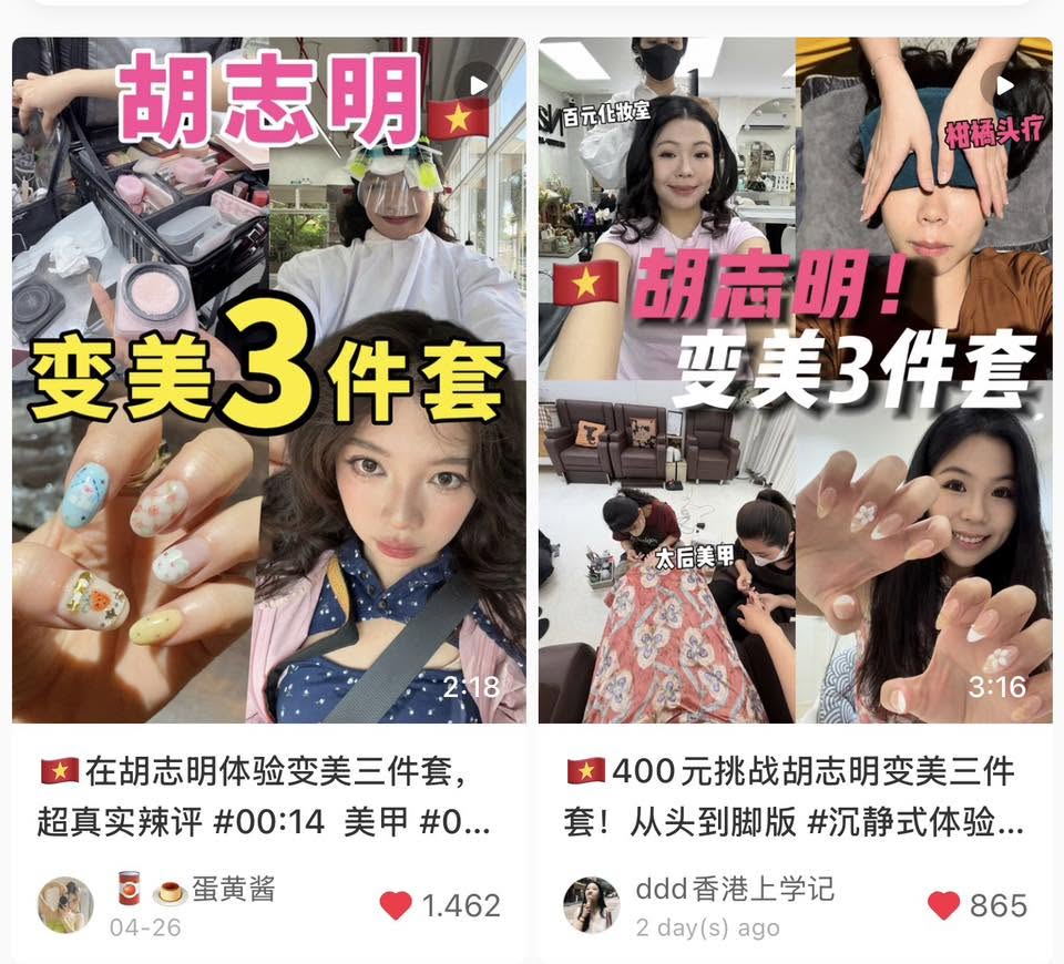 Tỷ tỷ xứ Trung đua nhau mặc sườn xám ghé miền Tây đội nón lá chèo xuồng, làm nên mấy bộ hình