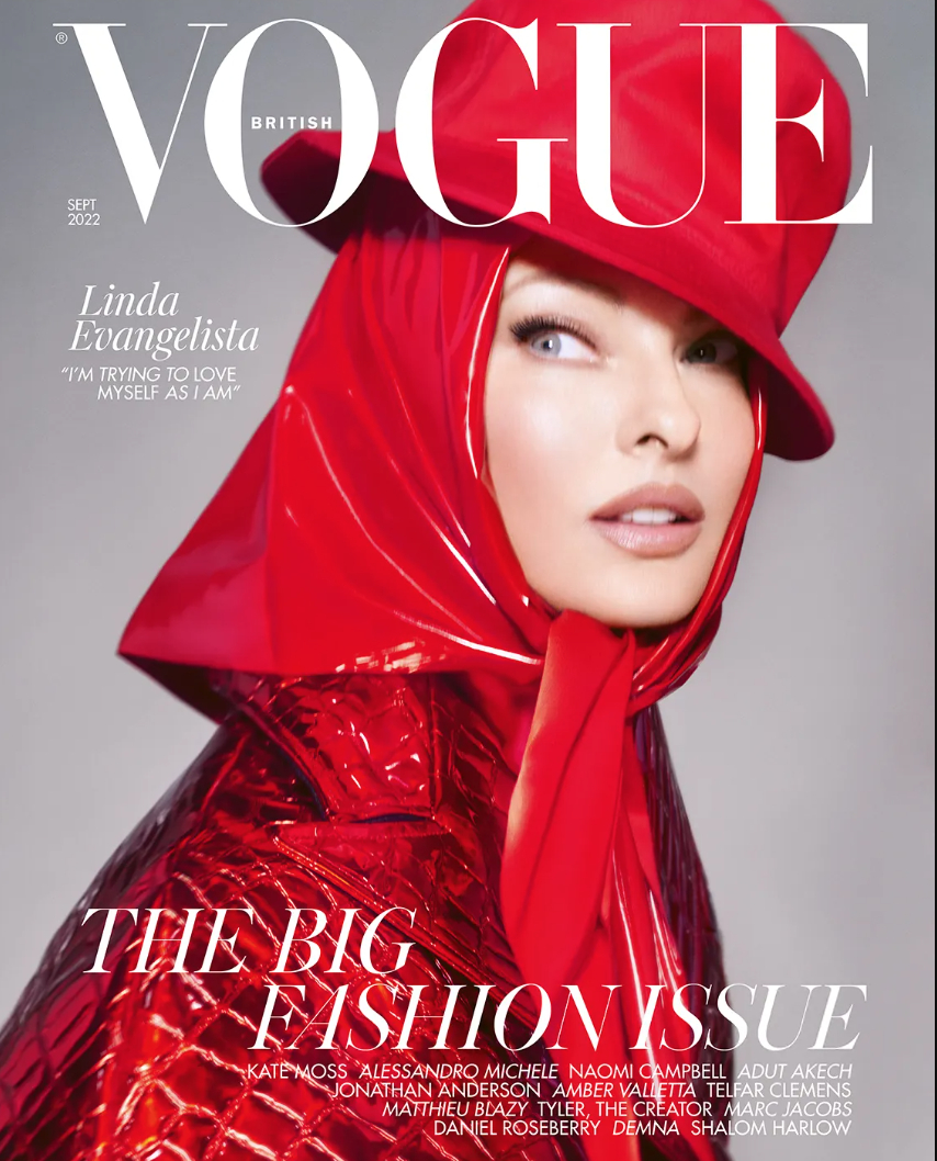 Năm 2022, Linda xuất hiện trên trang bìa tháng 9 của British Vogue.