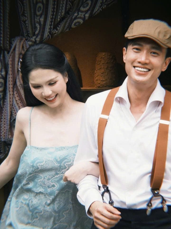 Ngọc Trinh và Quốc Trường được netizen nhiệt tình đẩy thuyền tuy nhiên nam diễn viên khẳng định cả hai chỉ là bạn bè. Ảnh: FBNV