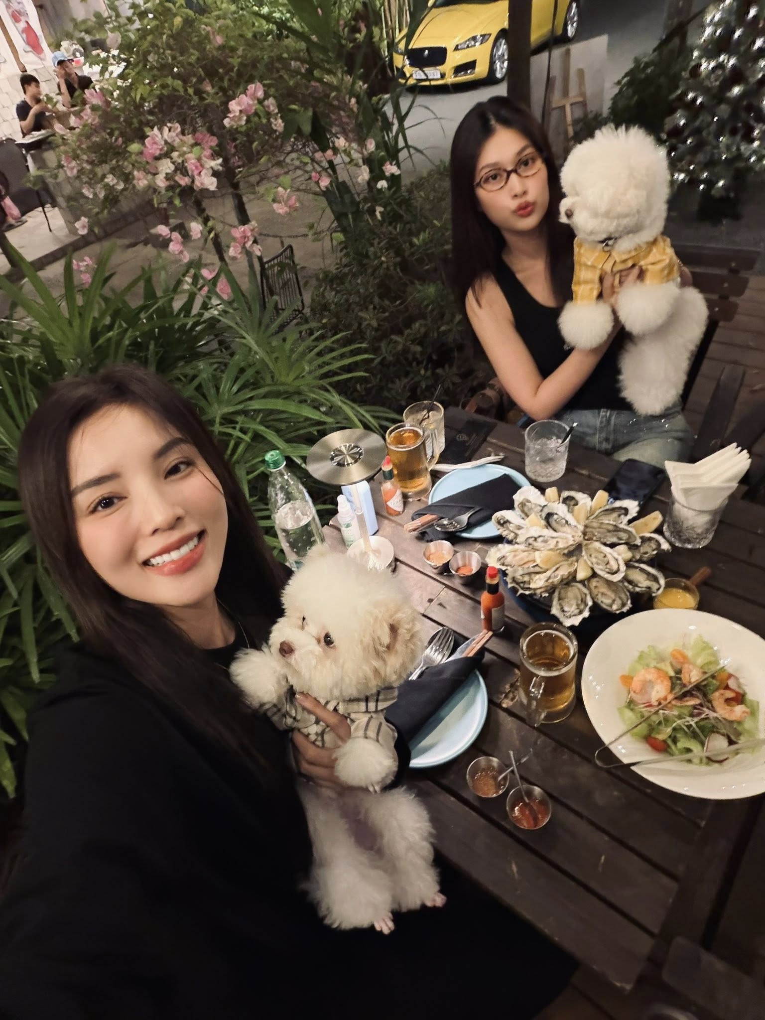 Thời gian qua, Kỳ Duyên và Thiên Ân liên tục đồng hành trong cuộc sống. Từ việc thường xuyên xuất hiện cùng nhau tại các sự kiện, đi du lịch, gặp gỡ bạn bè. Ảnh: FBNV