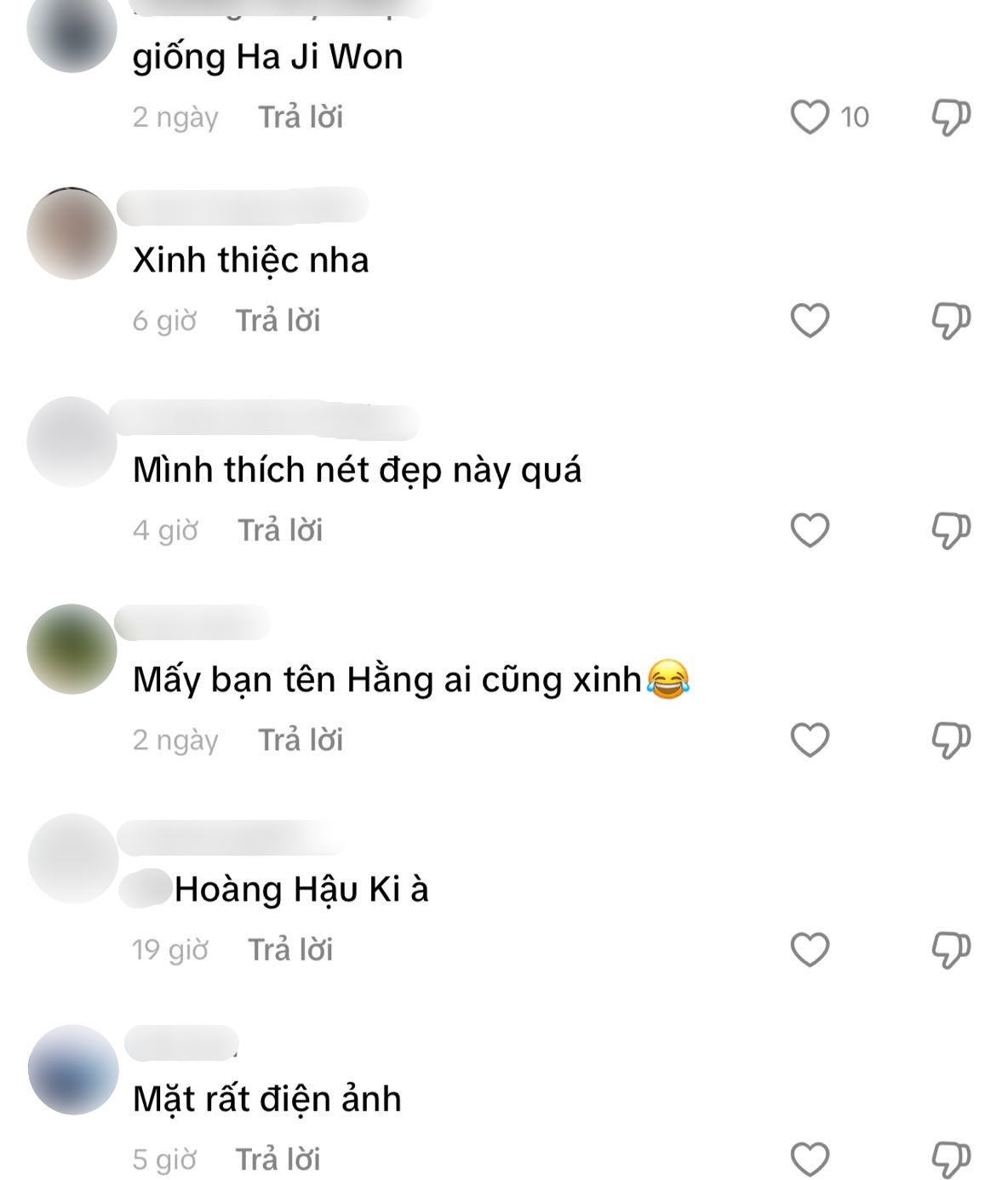 Netizen cho rằng Nông Thị Hằng nhìn có nét tương đồng với nữ diễn viên người Hàn Ha Ji Won. (Nguồn: TikTok)