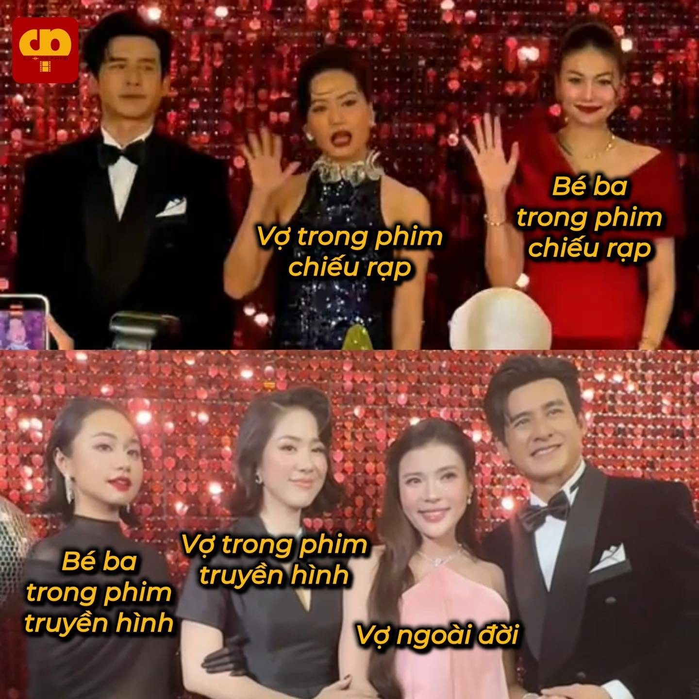 Lương Thế Thành đóng phim thì nên duyên cùng loạt mỹ nhân tài sắc, ngoài đời thì cưới bóng hồng xinh đẹp nổi tiếng Vbiz là Thúy Diễm (ảnh: fanpage Cuồng Phim)