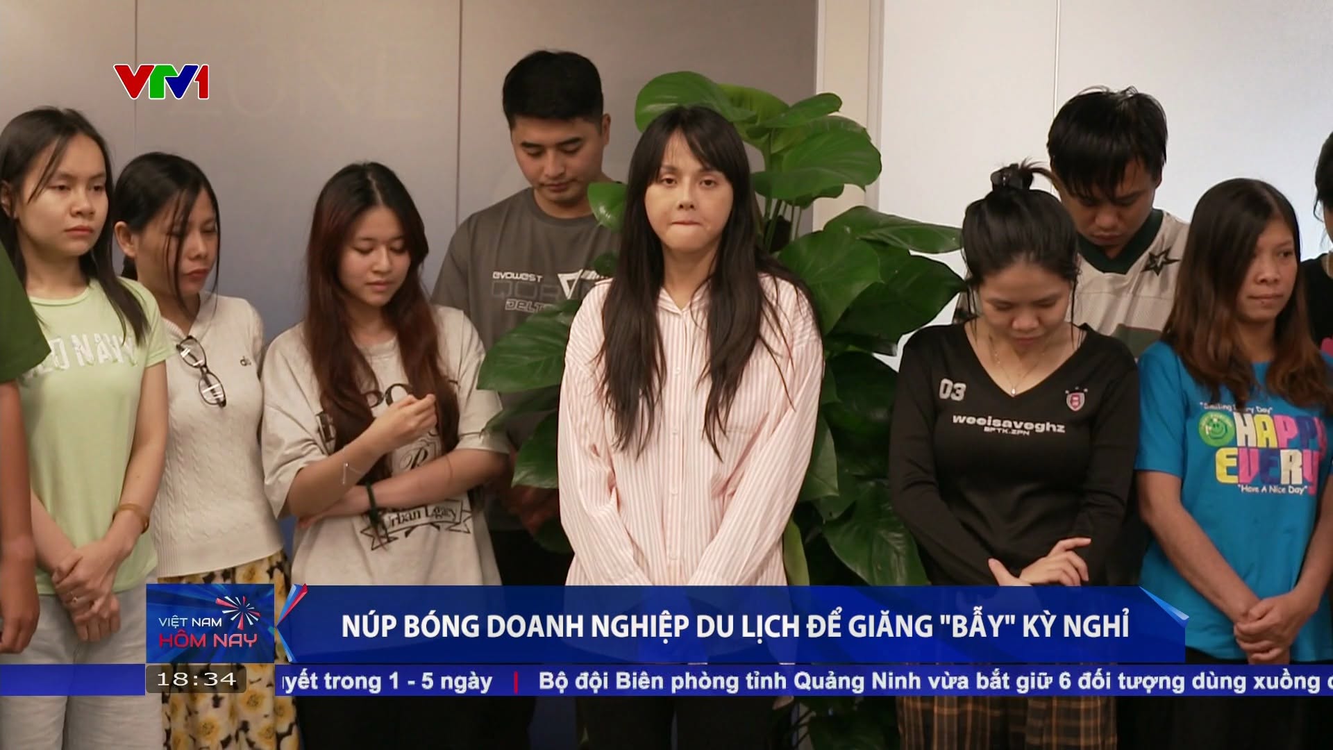 Ảnh cắt từ clip VTV