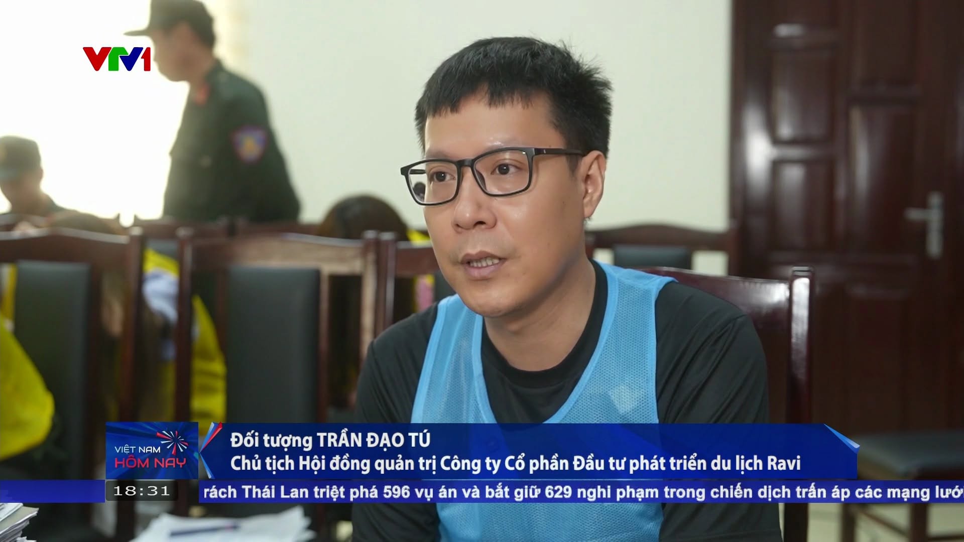 Ảnh cắt từ clip VTV