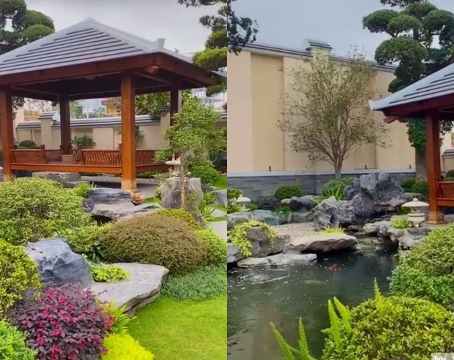Biệt phủ rộng như công viên của trưởng thôn trẻ nhất Việt Nam: Phải đi xe điện mới tham quan hết, riêng cây cảnh giá hàng chục tỷ