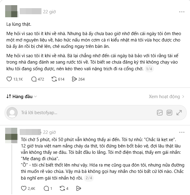 Bài đăng đang nhận nhiều sự quan tâm trên Threads