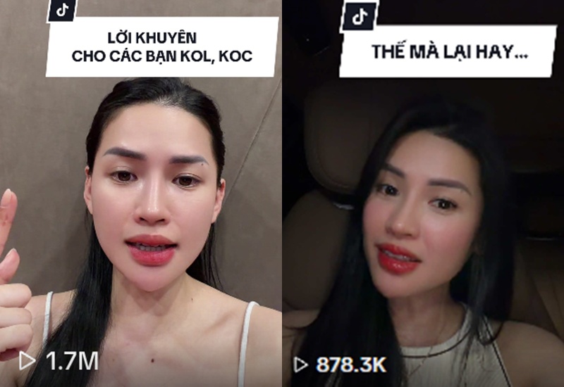 Hà Linh trong 2 video gần đây