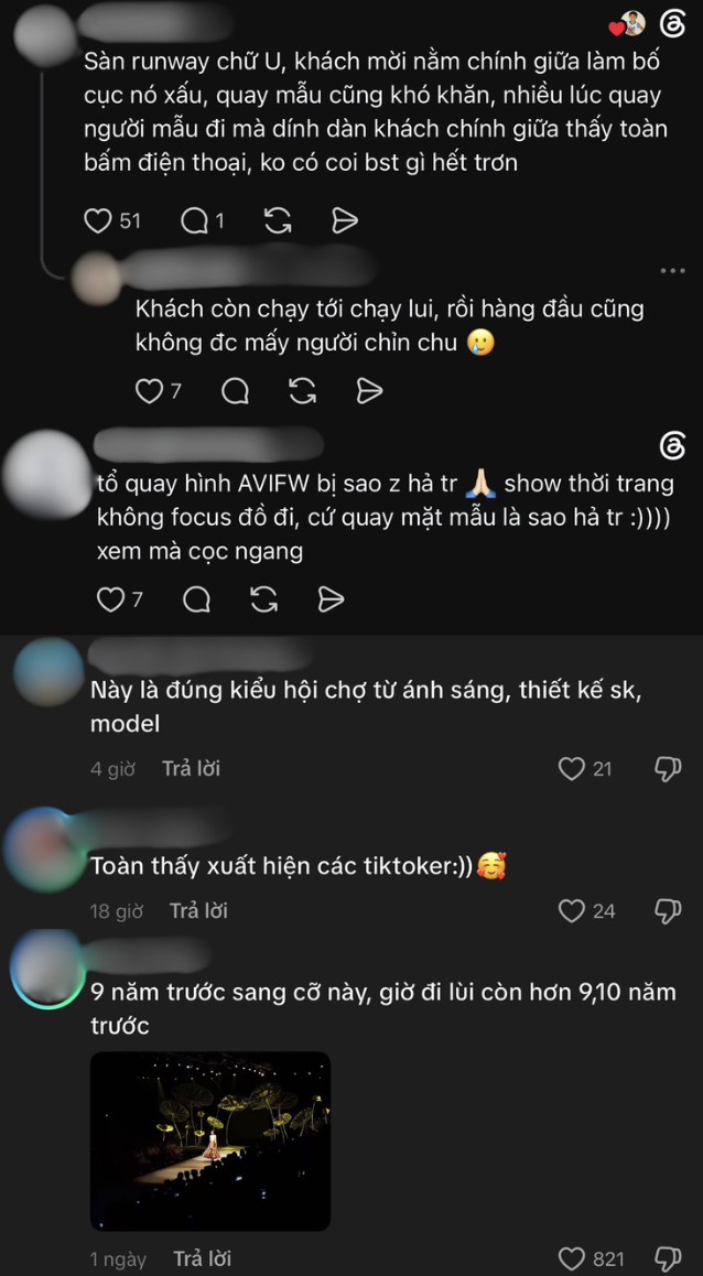 Mỗi năm 1 lần, Tuần lễ thời trang Việt Nam khiến dân tình chán ngán, tìm đỏ mắt chỉ thấy chê nhiều hơn khen